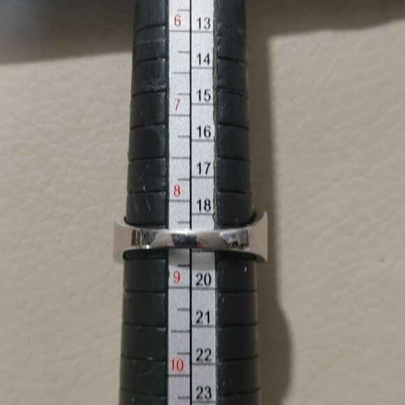 Sterling Silver 925 Ring Quartz Amethyst Bow Knot Crossover Purple Clear Square - Picture 5 of 9